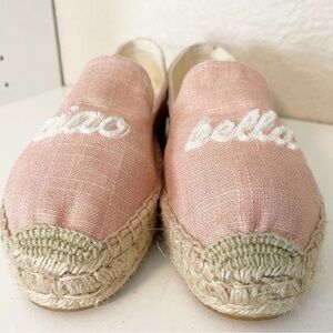 Soludos Pink Espadrilles, Ciao Bella